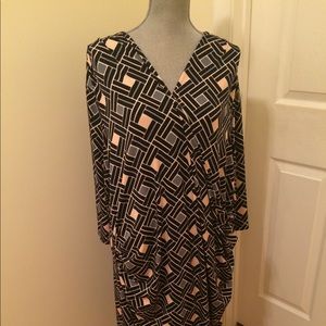 Faux Wrap Dress